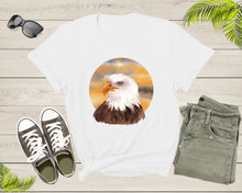 Load image into Gallery viewer, American Bald Eagle Bird Gift Women Men Kids Boys Dad Mom T-Shirt Bald Eagle Bird Animal Lover Gift T Shirt for Girls Teens Tshirt