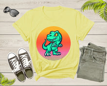 Load image into Gallery viewer, Cool Dinosaur T-Rex Animal Bird at Sunset for Men Women Kids T-Shirt Dino T Shirt Gift for Men Women Kids Boys Girls Cute Trex Dino Tshirt