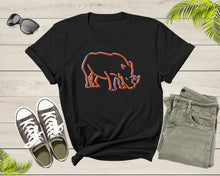 Load image into Gallery viewer, Colorful Rhinoceros Hippopotamus Wild Hippo Animal Wildlife T-Shirt Rhino Lover Gift Graphic T Shirt for Men Women Boys Girls Teens Tshirt