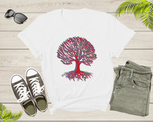 Load image into Gallery viewer, Cool Colorful Multicolor Single Tree Roots Leaves Nature T-Shirt Graphic Design Tree Lover Gift for Men Women Boys Girls Teens Tshirt