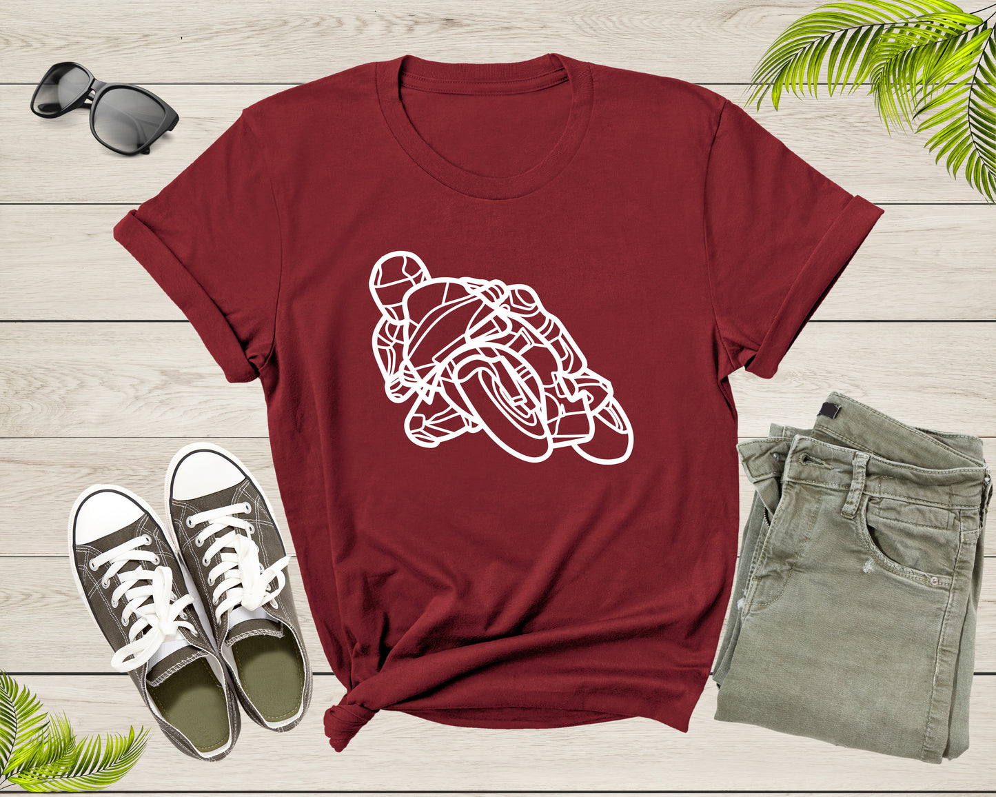 Motorcycle Motorbike Biker Racer Sport Bike Racer Rider T-Shirt Motorcycle Lover Gift T Shirt for Men Women Boys Girls Graphic Tshirt