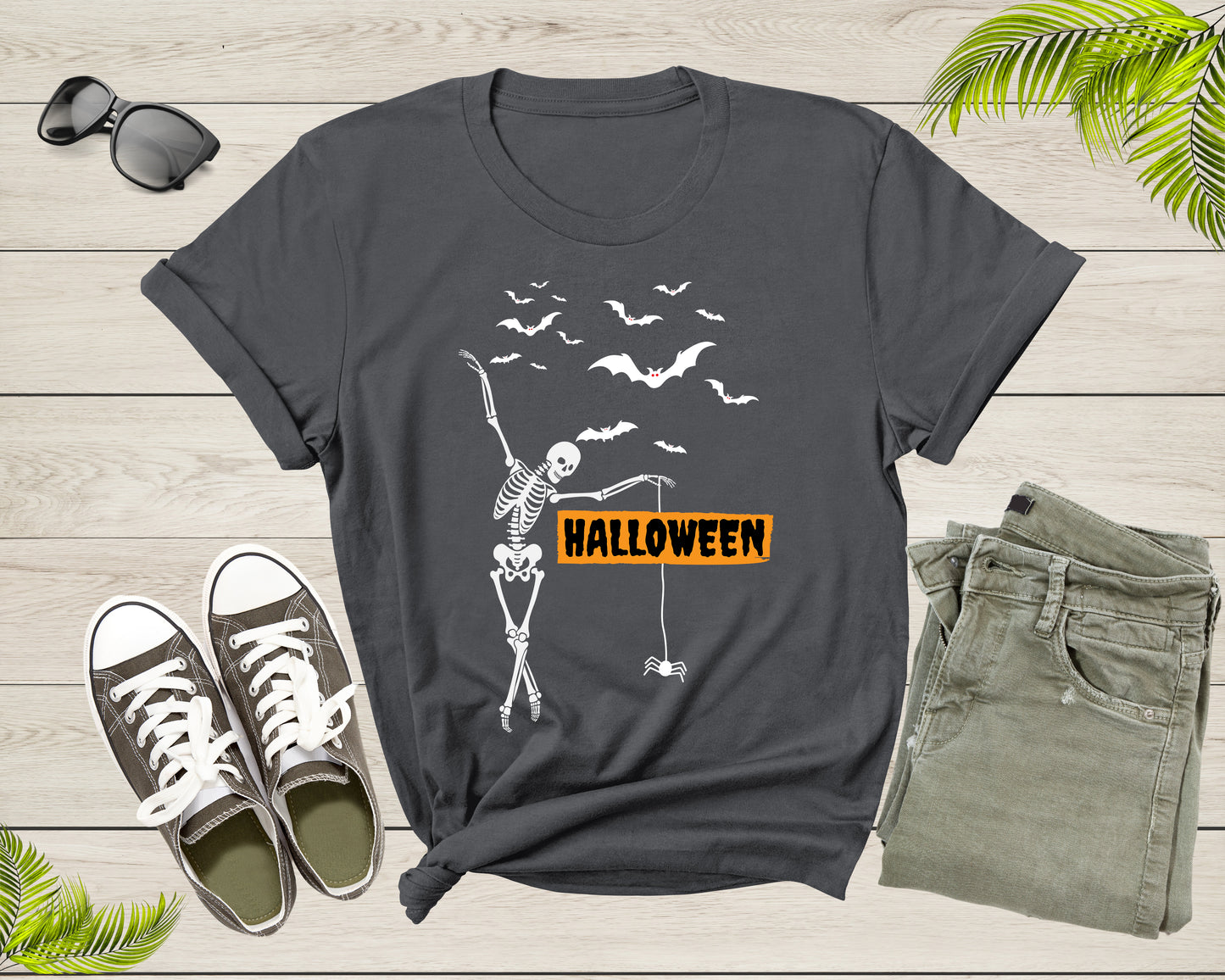 Cool Halloween Lover Gift Men Women Kids Boys Girls Present T-Shirt Spooky Halloween Lover Gift T Shirt for Teens Graphic Design Tshirt