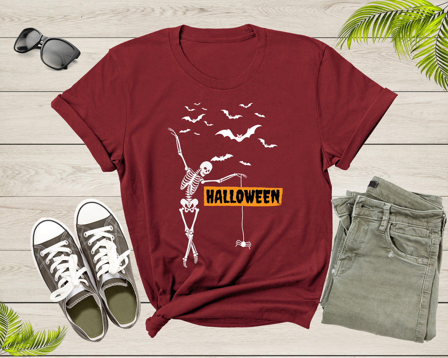 Cool Halloween Lover Gift Men Women Kids Boys Girls Present T-Shirt Spooky Halloween Lover Gift T Shirt for Teens Graphic Design Tshirt