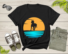 Load image into Gallery viewer, Cool Horse Pony Lover Gift Shirt For Men Women Kids Girls Boys Aesthetic Horse Lover Gift Tshirt Graphic Horse Sunset Silhouette T-shirt