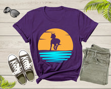 Load image into Gallery viewer, Cool Horse Pony Lover Gift Shirt For Men Women Kids Girls Boys Aesthetic Horse Lover Gift Tshirt Graphic Horse Sunset Silhouette T-shirt