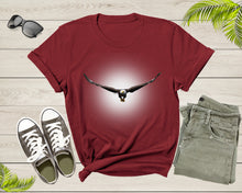 Load image into Gallery viewer, Cool Flying Bald Eagle Bird Animal Soaring in the Sky Eagle T-Shirt Soaring American Bald Eagle T Shirt for Men Women Kids Eagle Bird Gift