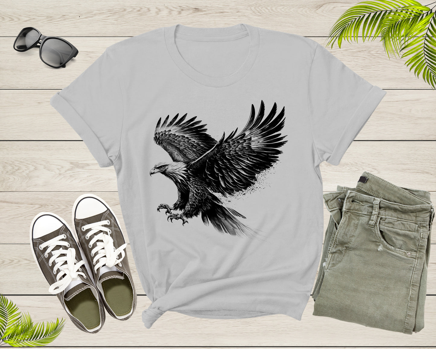 American Bald Eagle Bird Gift for Men Women Kids Boys Girls Youth T-Shirt Cool Bald Eagle Lover Gift T Shirt for Teens Graphic Tshirt