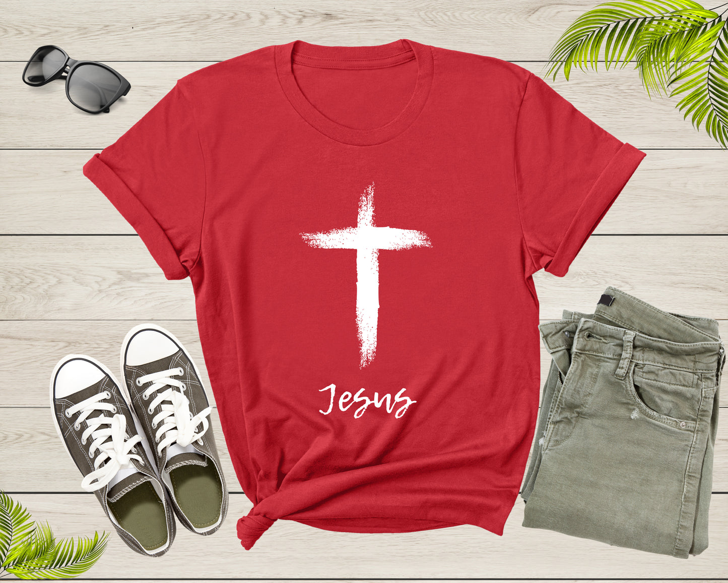 Jesus Christ Crucifixion Religious Cross Symbol Crucifix T-Shirt Jesus Lover Priest Gift T Shirt for Men Women Boys Girls Teens Tshirt