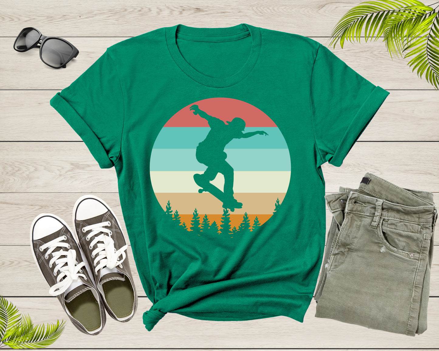 Vintage Retro Skateboarding Skateboarder For Men Boys Gift T-Shirt Skateboarder Skating Lover Gift for T Shirt for Women Girls Teens