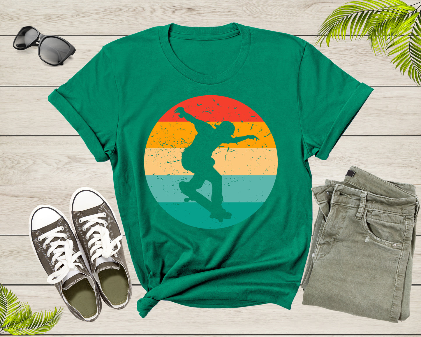 Vintage Retro Skateboarding Skateboarder For Men Boys Gift T-Shirt Skateboarder Skating Lover Gift for T Shirt for Women Girls Teens