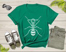Load image into Gallery viewer, Cute Fire Ant Gift Shirt For Mens Womens Kids Red Ant Lover Tshirt Cool Ant Bug Termite Silhouette Graphic Design Print Boys Girls T-shirt