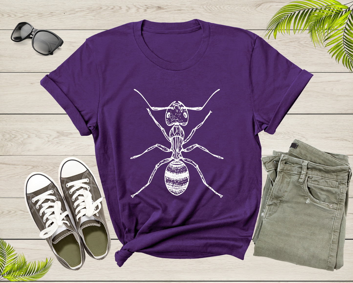 Cute Fire Ant Gift Shirt For Mens Womens Kids Red Ant Lover Tshirt Cool Ant Bug Termite Silhouette Graphic Design Print Boys Girls T-shirt