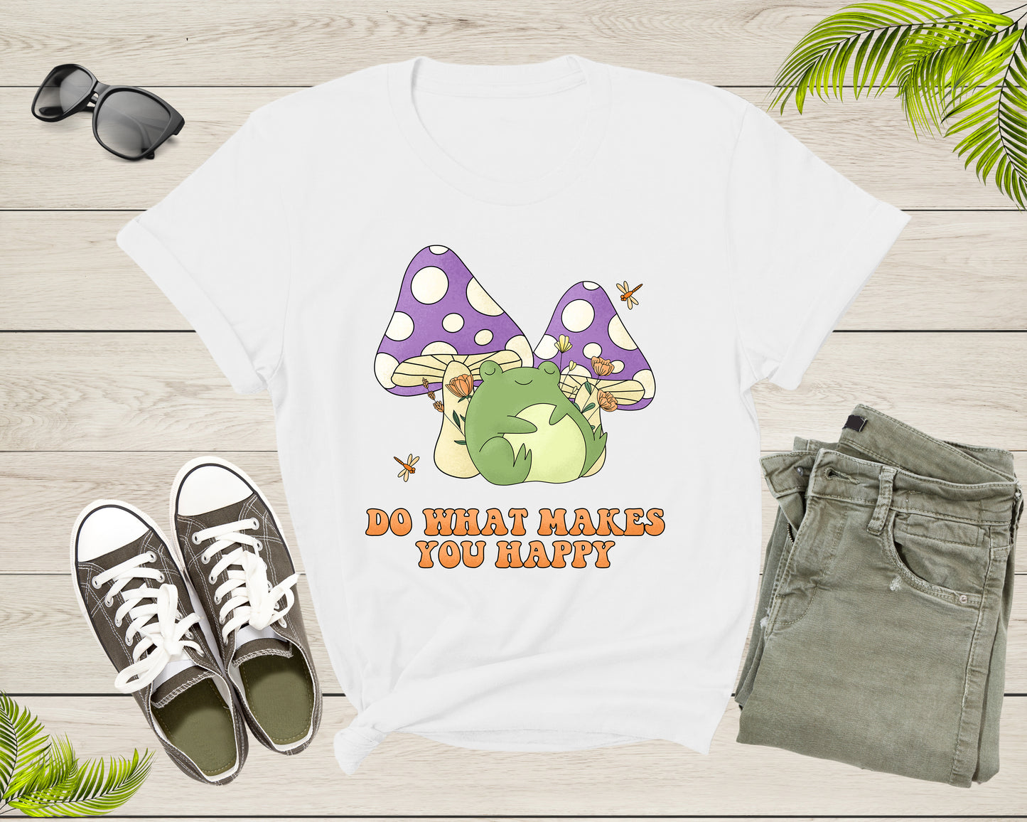 Cute Frog Toad Animal Mushroom Lover Gifts For Men Women Kid T-shirt Frog Lover Shirt Frog And Toad Mushroom Shirt Frog Lover Animal Tshirt