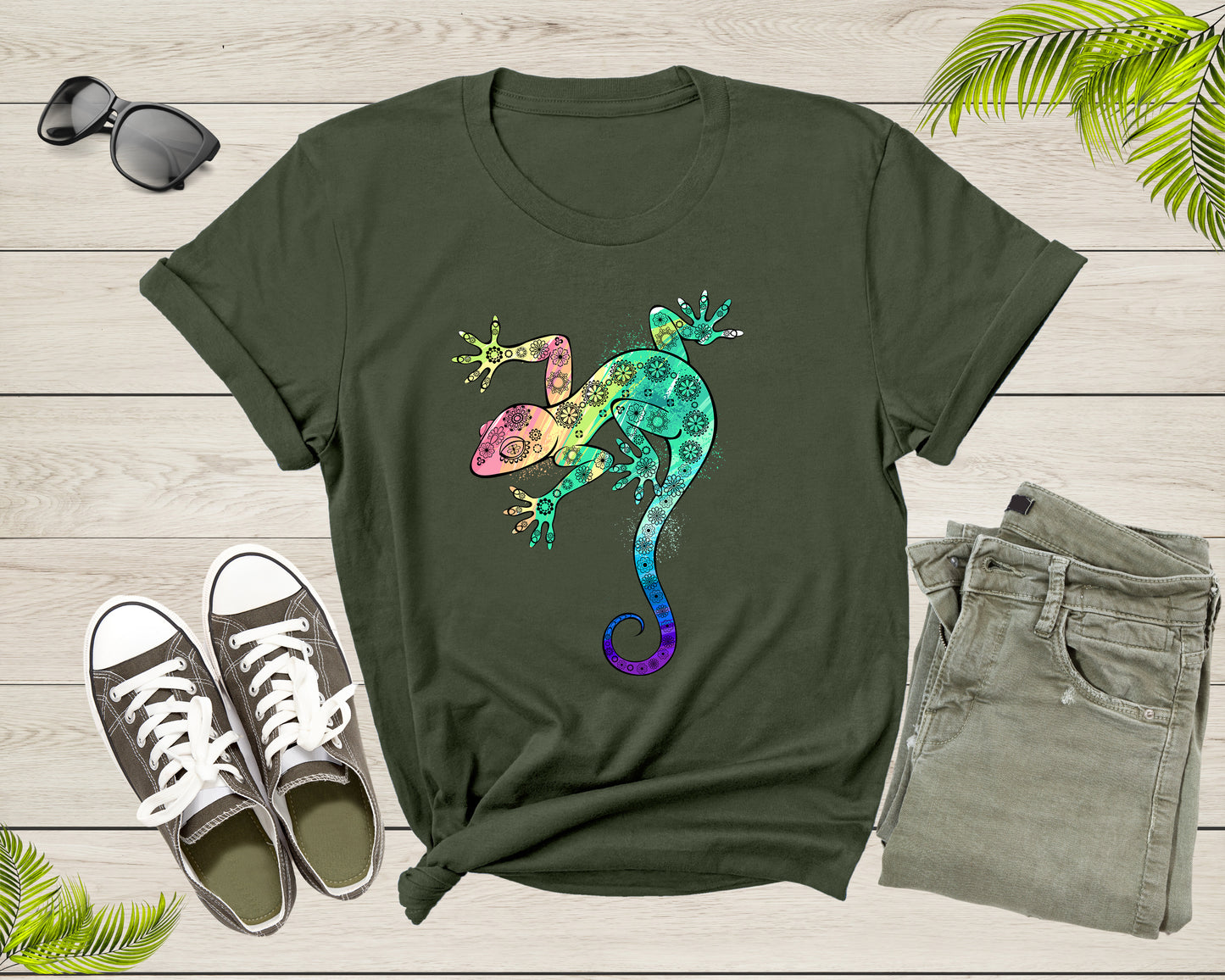 Cute Gecko Lizard Lover Print Gift Men Women Kids Boys Girls T-Shirt Gecko Lover Gift T Shirt for Men Women Kids Boys Girls Graphic Tshirt