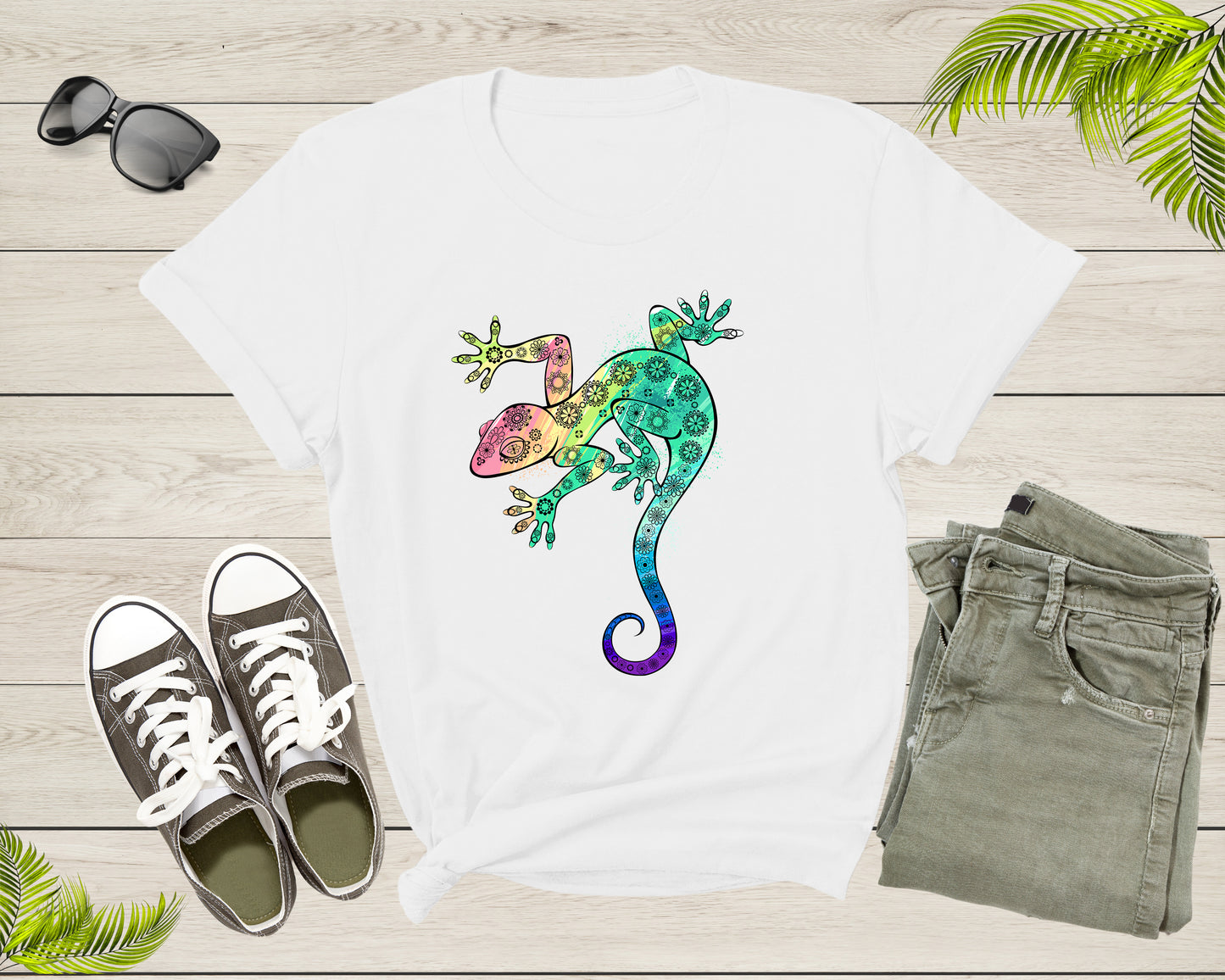 Cute Gecko Lizard Lover Print Gift Men Women Kids Boys Girls T-Shirt Gecko Lover Gift T Shirt for Men Women Kids Boys Girls Graphic Tshirt