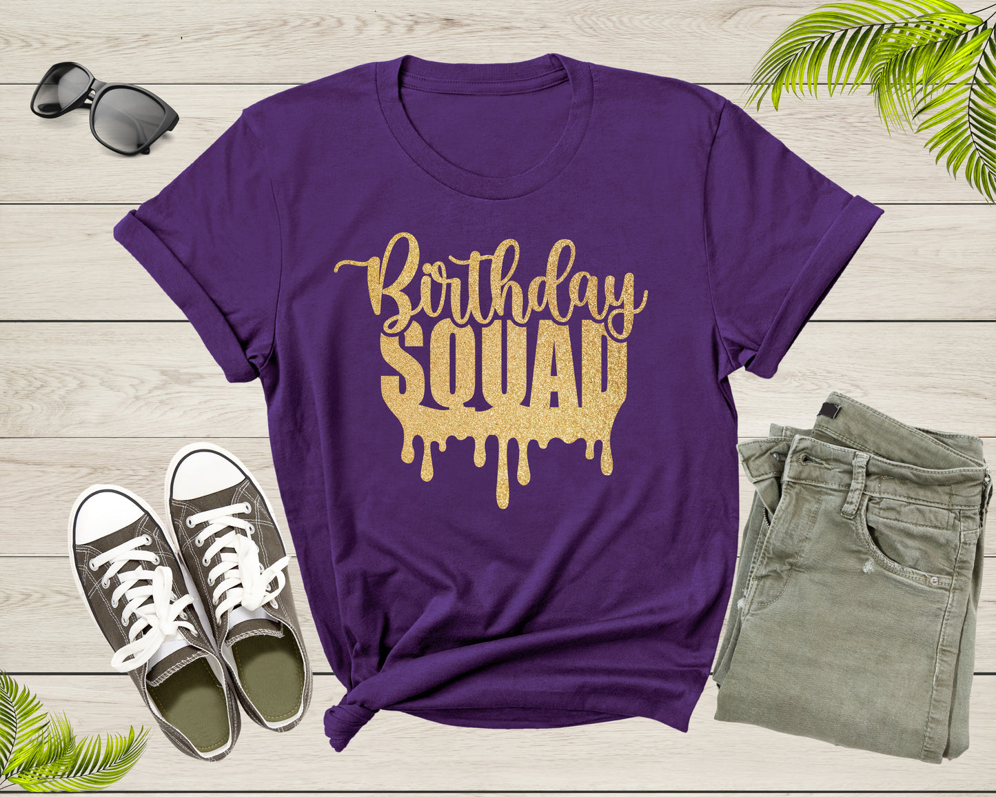 It Is My Birthday Crew Squad Gift Boy Girl Sister Brother T-Shirt Birthday Present T Shirt for Men Women Kids Boys Girls Graphic Tshirt
