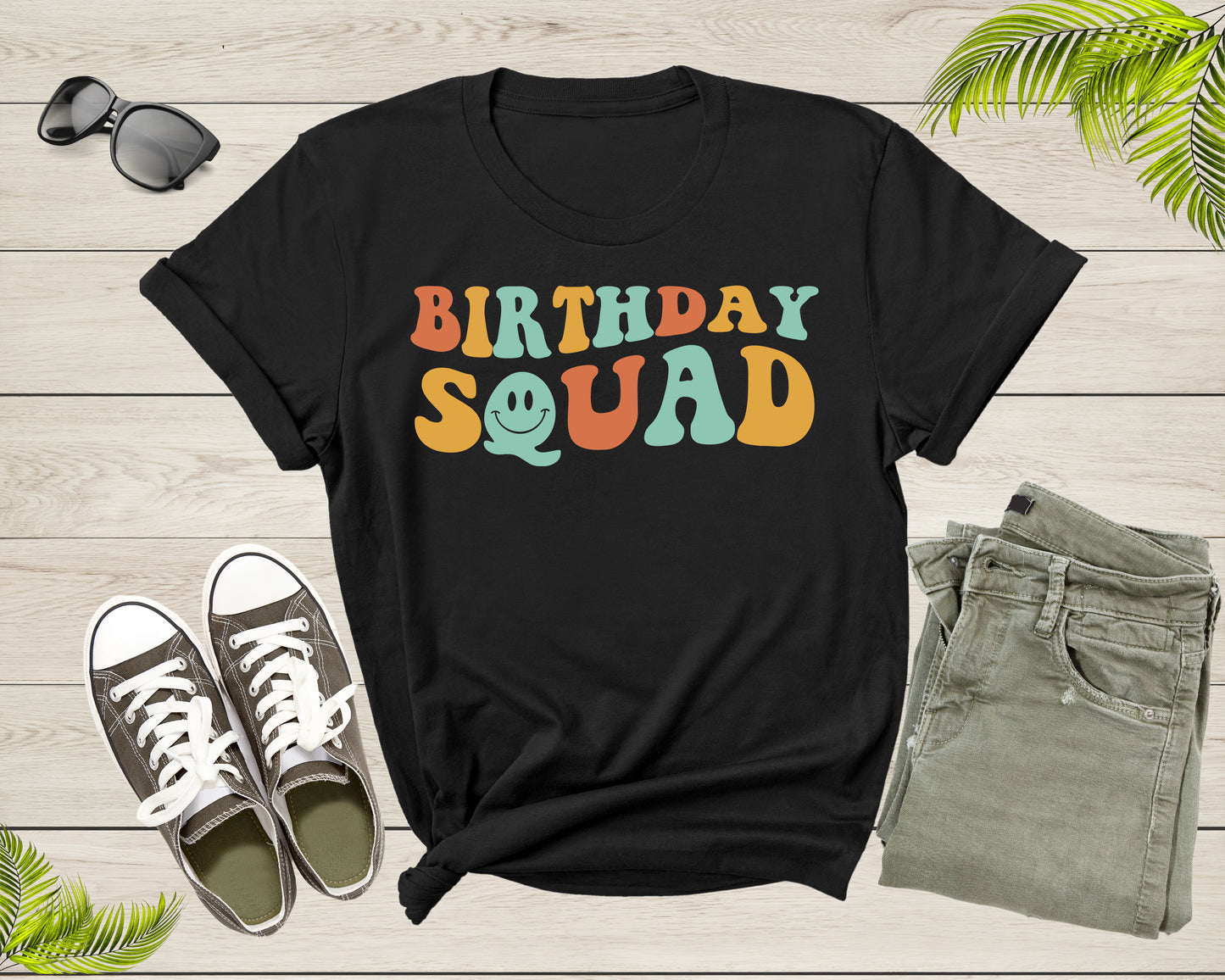 It Is My Birthday Crew Squad Gift Boy Girl Sister Brother T-Shirt Birthday Present T Shirt for Men Women Kids Boys Girls Graphic Tshirt
