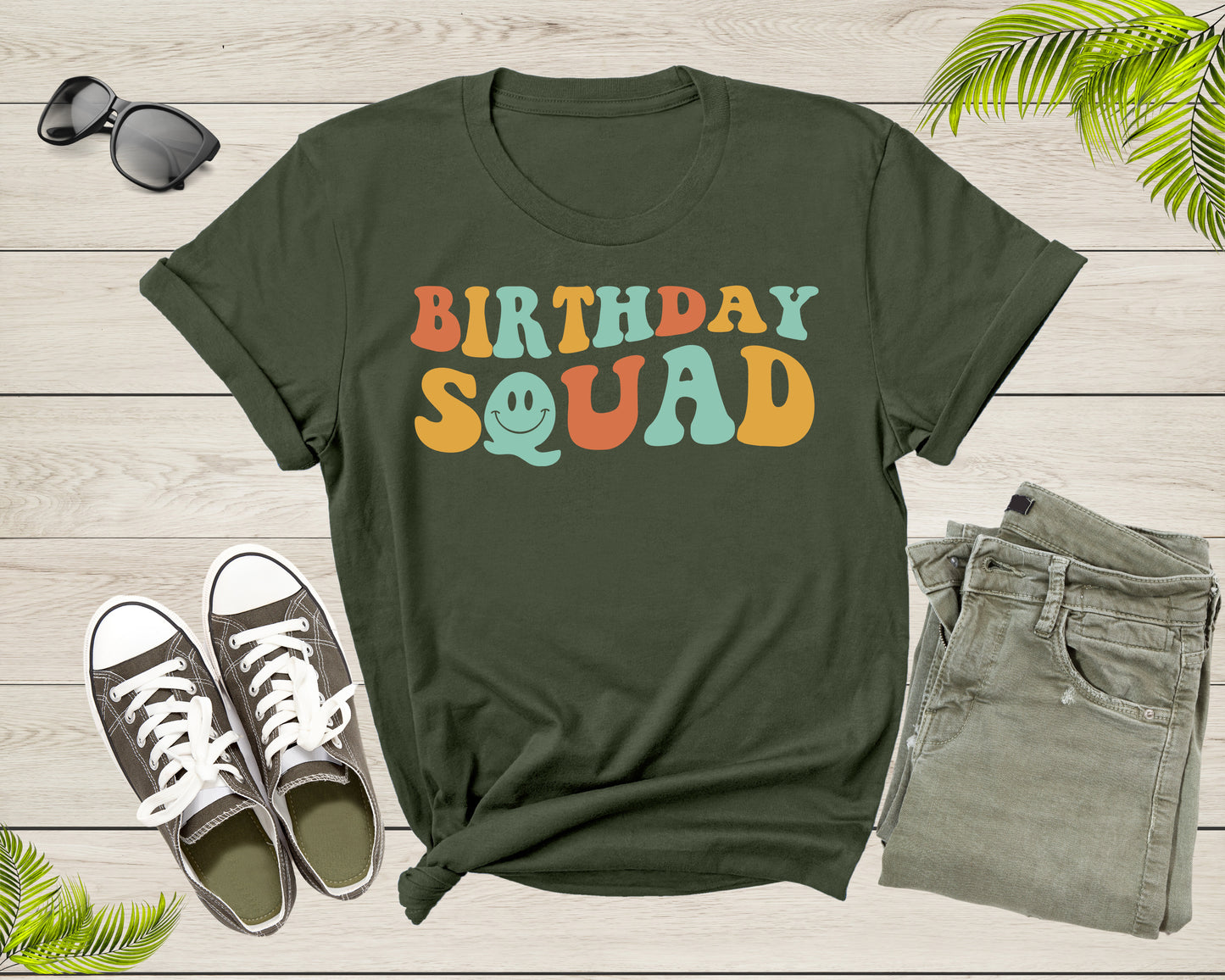 It Is My Birthday Crew Squad Gift Boy Girl Sister Brother T-Shirt Birthday Present T Shirt for Men Women Kids Boys Girls Graphic Tshirt