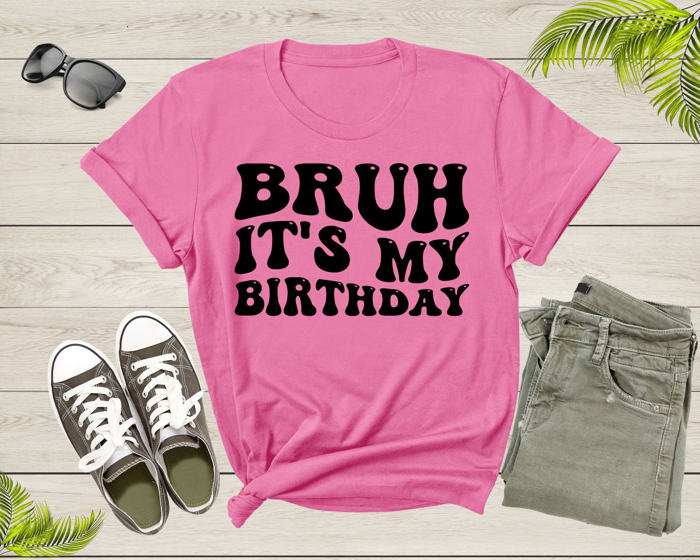 It Is My Birthday Crew Squad Gift Boy Girl Sister Brother T-Shirt Birthday Present T Shirt for Men Women Kids Boys Girls Graphic Tshirt