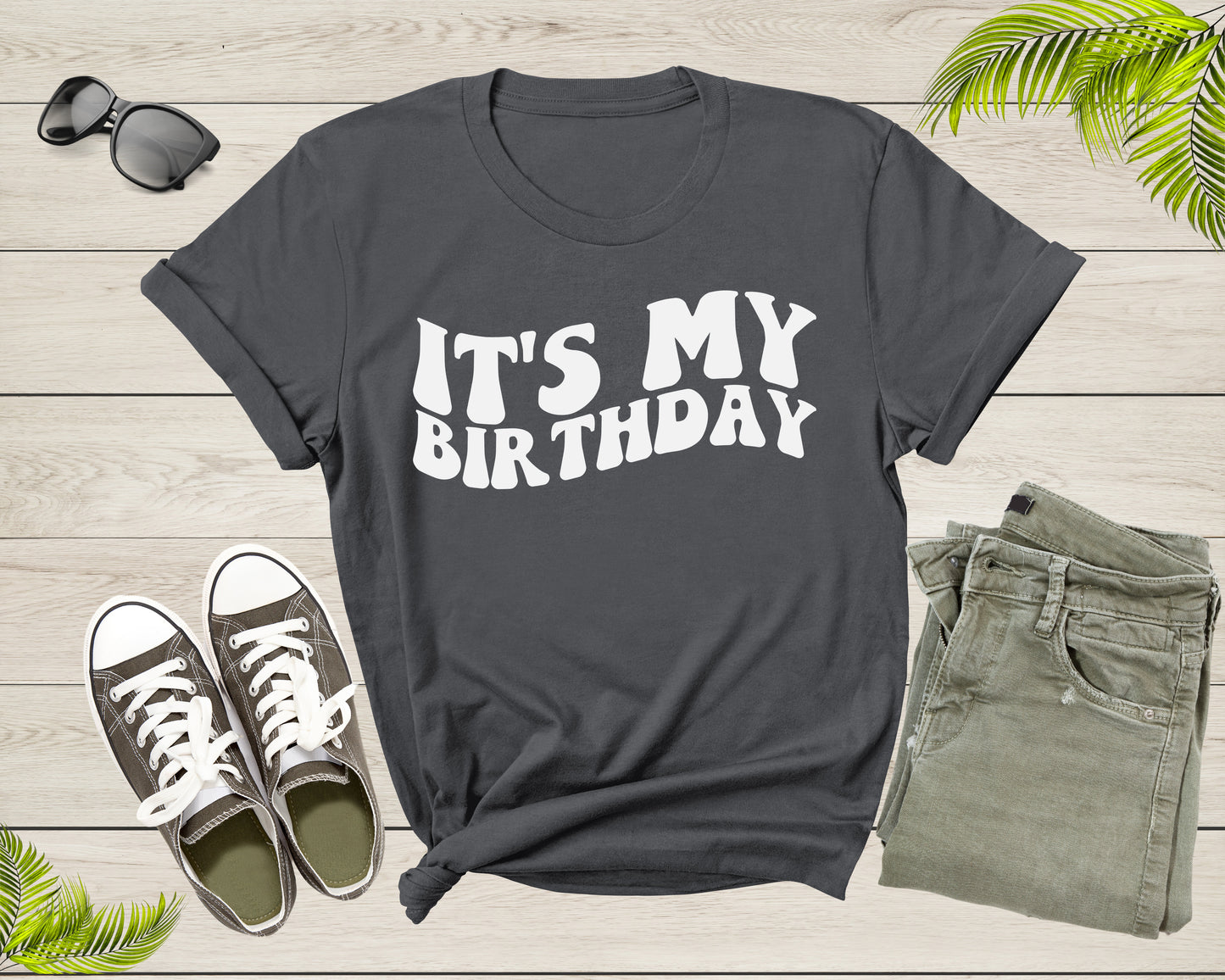 It Is My Birthday Crew Squad Gift Boy Girl Sister Brother T-Shirt Birthday Present T Shirt for Men Women Kids Boys Girls Graphic Tshirt