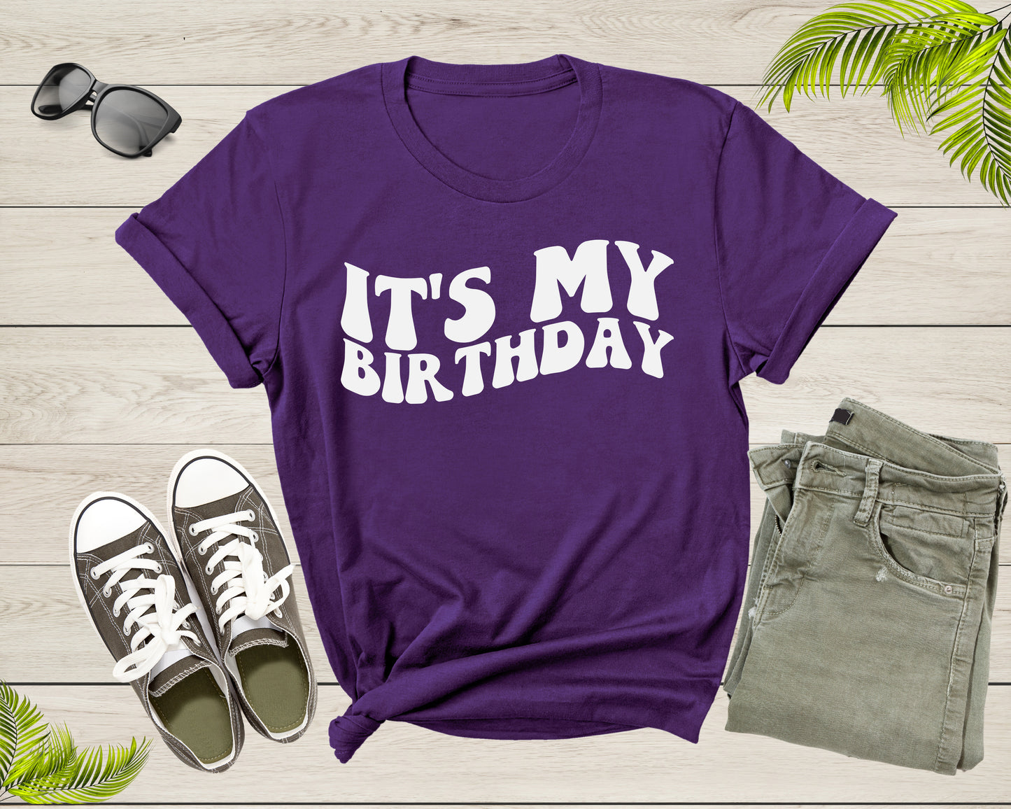 It Is My Birthday Crew Squad Gift Boy Girl Sister Brother T-Shirt Birthday Present T Shirt for Men Women Kids Boys Girls Graphic Tshirt