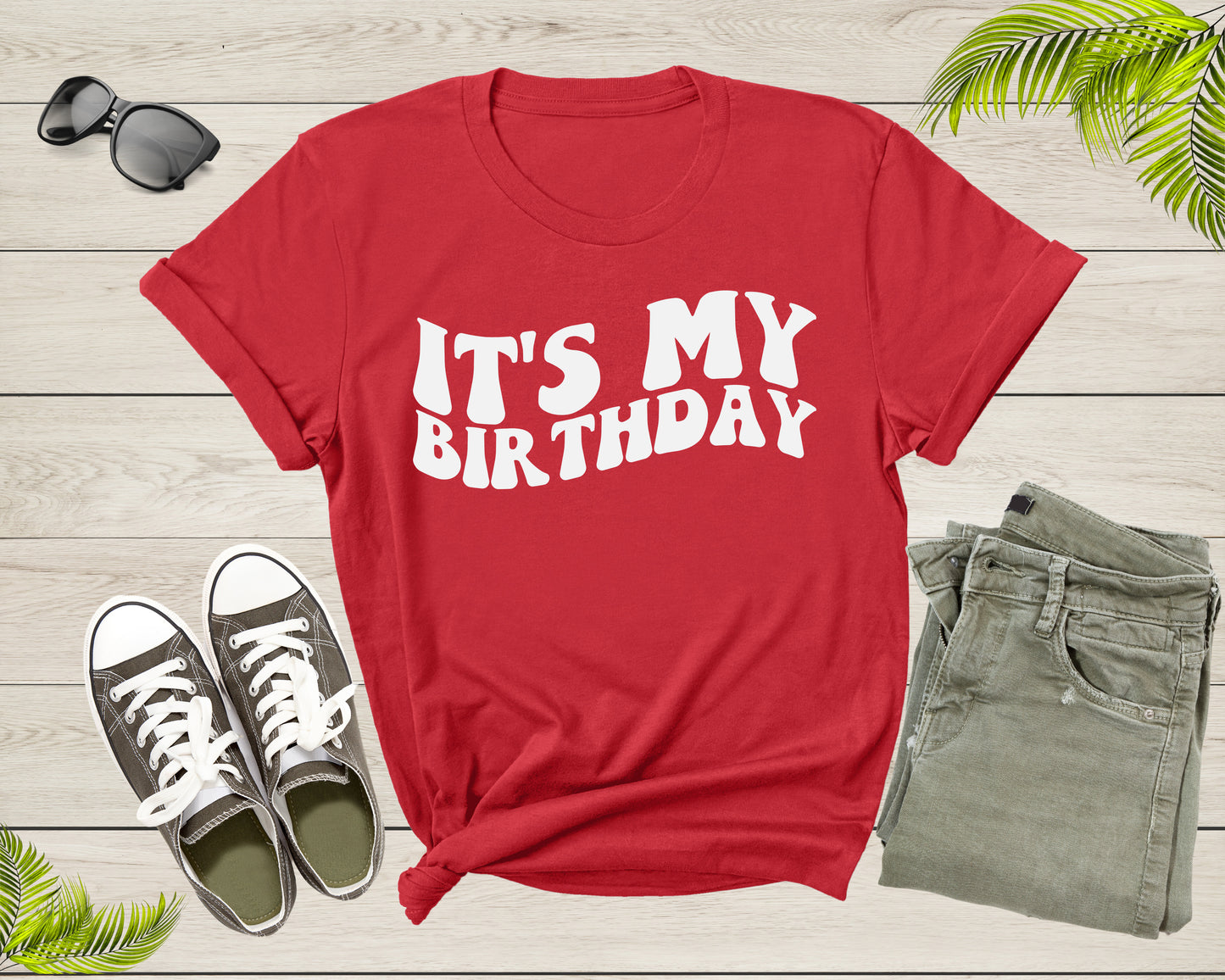 It Is My Birthday Crew Squad Gift Boy Girl Sister Brother T-Shirt Birthday Present T Shirt for Men Women Kids Boys Girls Graphic Tshirt