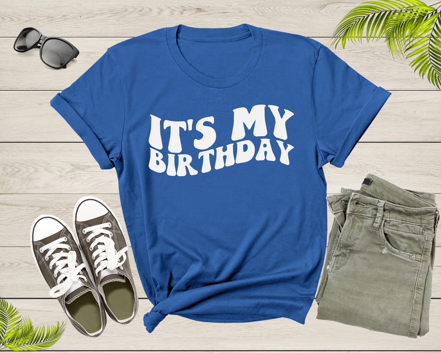 It Is My Birthday Crew Squad Gift Boy Girl Sister Brother T-Shirt Birthday Present T Shirt for Men Women Kids Boys Girls Graphic Tshirt
