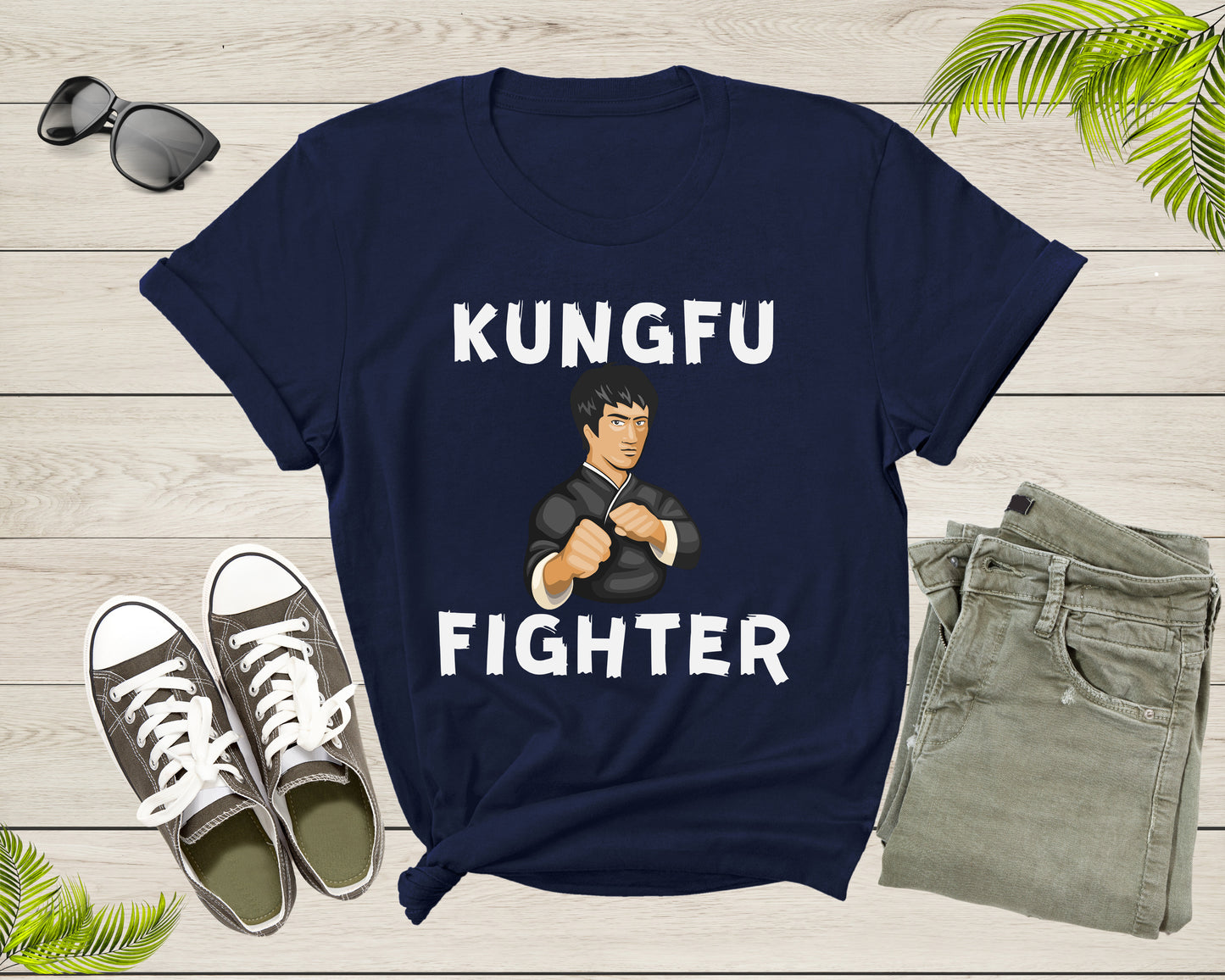 Cool Kungfu Fighter Martial Arts Karate Kungfu Combat Sport T-shirt Kungfu Karate Shirt Kung Fu Shirt Gift For Him Her Martial Arts Shirt