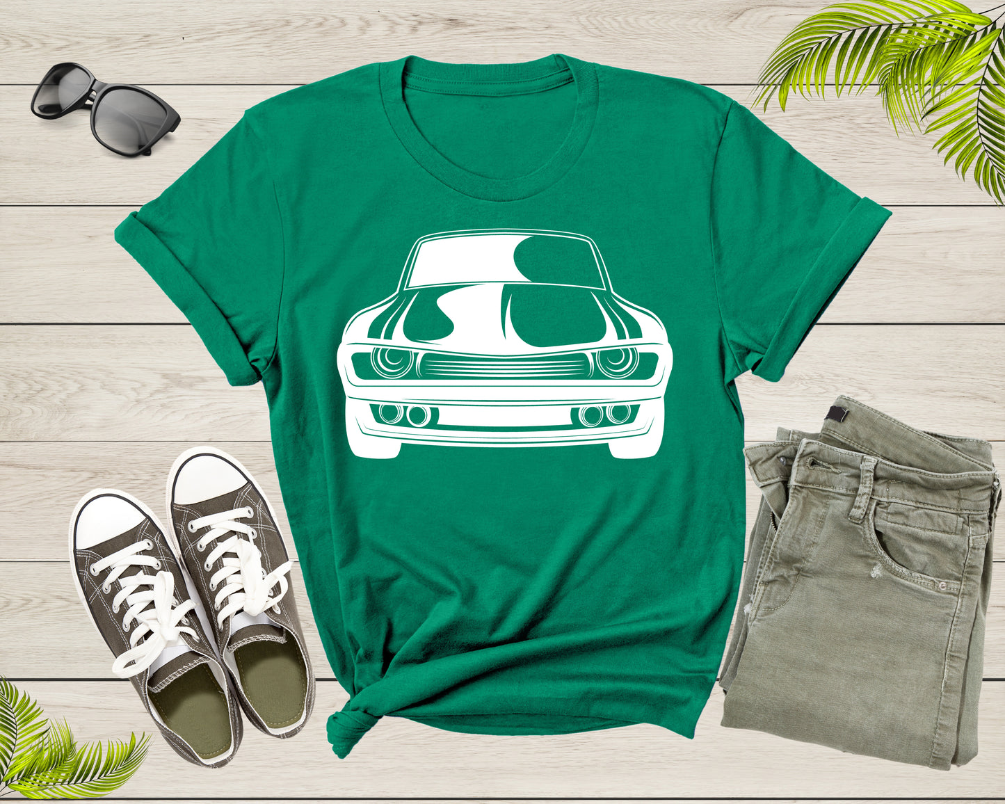 Classic American Muscle Car Graphic Gift For Men Women Kids T-Shirt Vintage Old Car Lover T Shirt for Boys Girls Teens Summer Tshirt