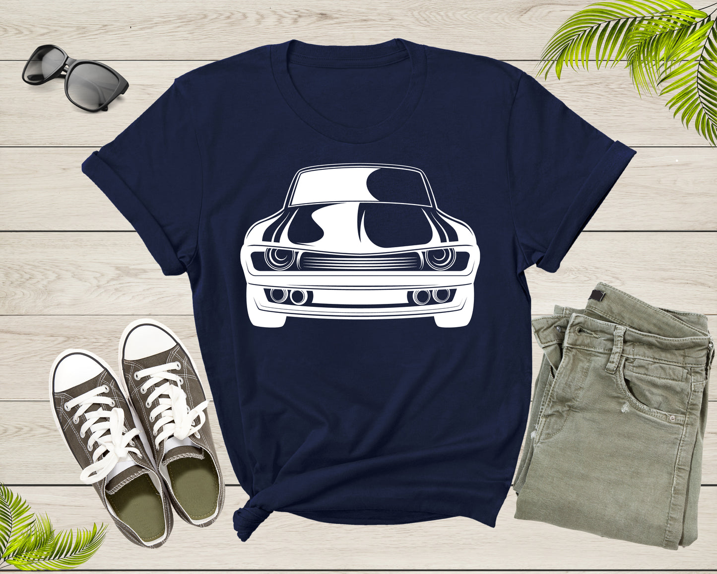 Classic American Muscle Car Graphic Gift For Men Women Kids T-Shirt Vintage Old Car Lover T Shirt for Boys Girls Teens Summer Tshirt