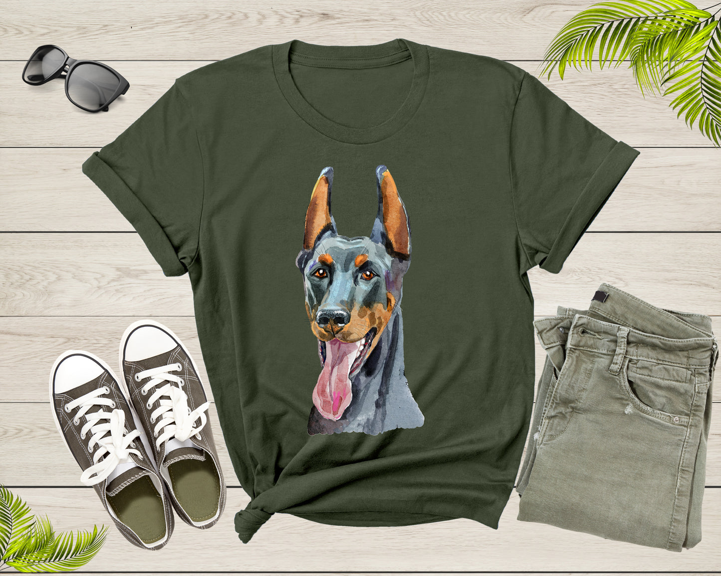 Cool Looking German Shepherd Dog Head for Men Women Kids T-Shirt Dog Puppy Animal Gift T Shirt for Boys Girls Dog Lover Owner Tshirt