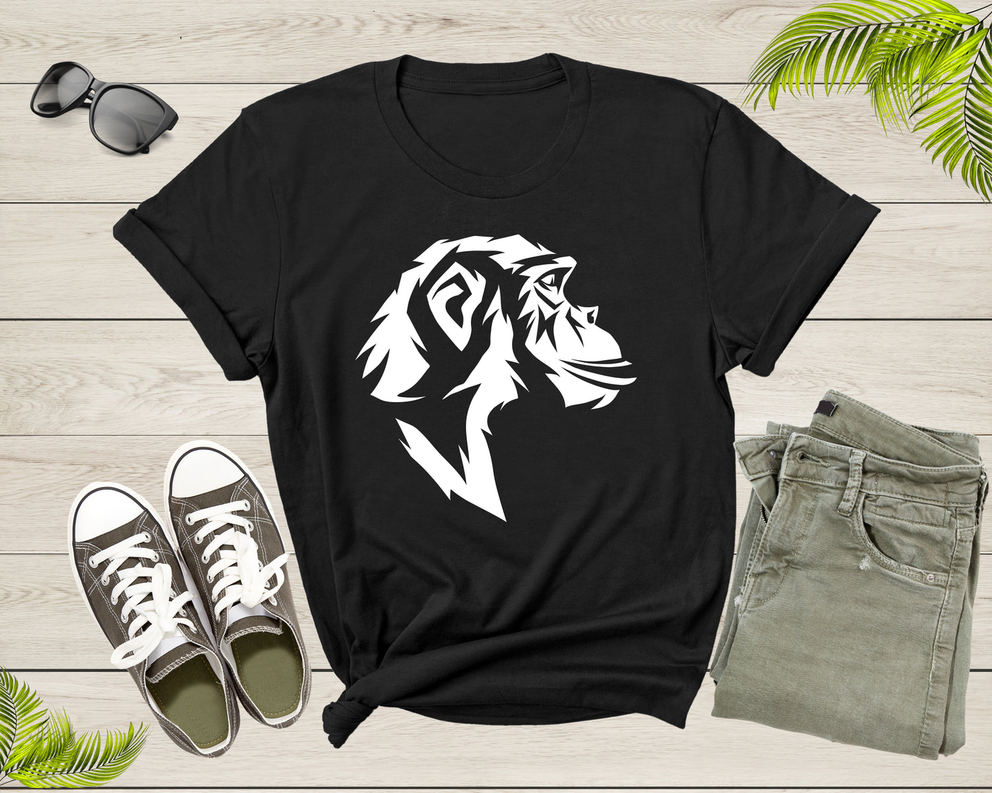 Cool Monkey Lover Gift Shirt For Adult Men Women Kids Monkey Graphics Present Ideas Tshirt Funny Monkey Boy Girl Birthday Present T-shirt