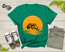 Load image into Gallery viewer, Cool Monster Truck Offroad Truck at Sunset Moving on Terrain T-Shirt Monster Truck Lover Gift T Shirt for Men Women Kids Boys Girls Tshirt