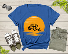 Load image into Gallery viewer, Cool Monster Truck Offroad Truck at Sunset Moving on Terrain T-Shirt Monster Truck Lover Gift T Shirt for Men Women Kids Boys Girls Tshirt