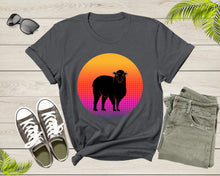 Load image into Gallery viewer, Cool Sheep Animal Silhouette Farm Animal at Sunset Livestock T-Shirt Farmer T Shirt Gift for Men Women Kids Boys Girls Sheep Lover Tshirt