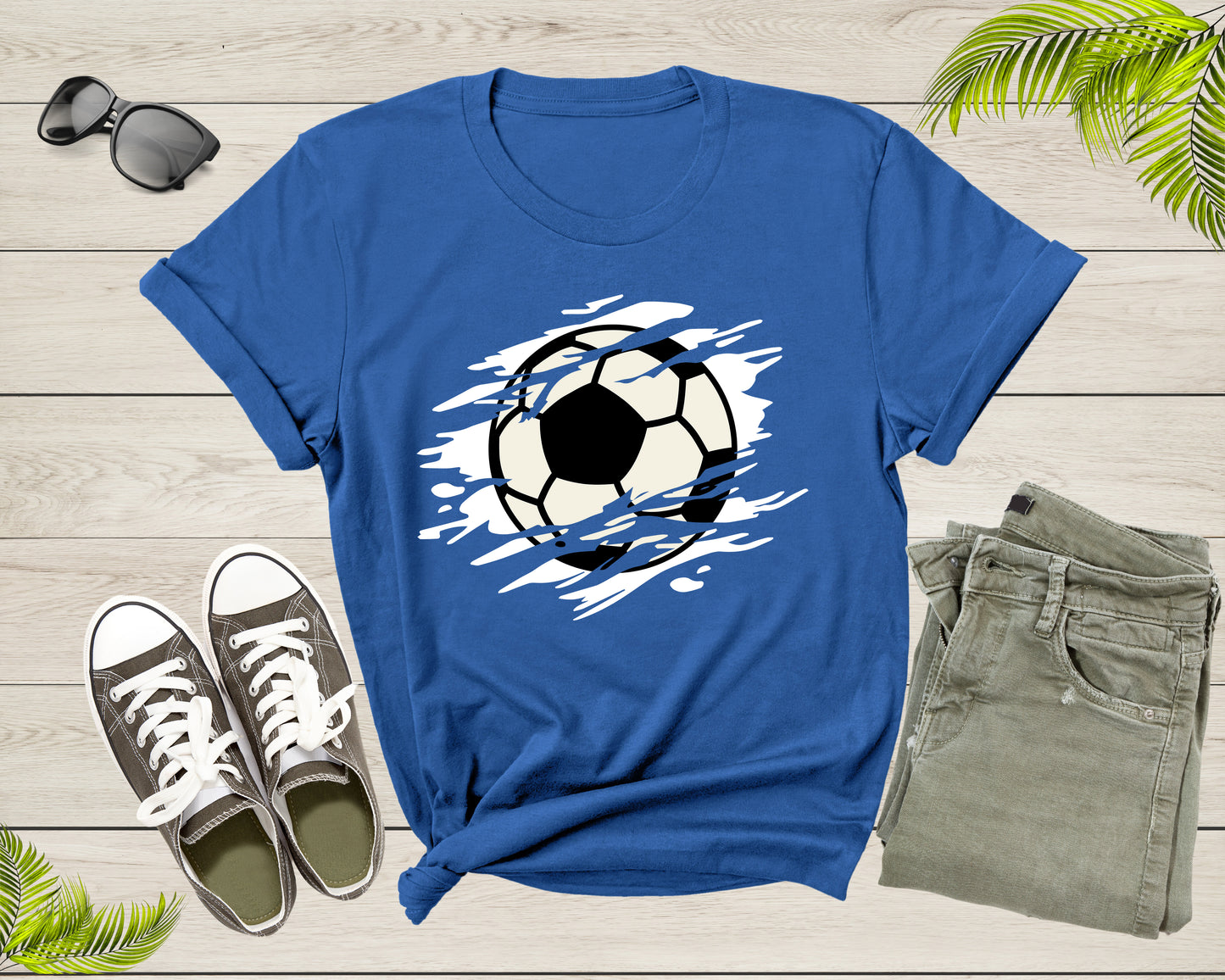 Cool Soccer Ball Silhouette Soccer Sports Team Games T-Shirt Soccer Player Gift T Shirt for Men Women Kids Boys Girls Soccer Graphic Tshirt