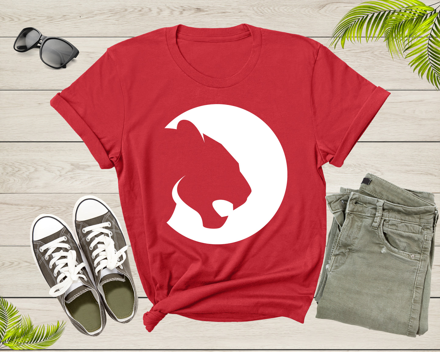 Cool Tiger Leopard Cougar Puma Head Face Animal Wild Cat T-Shirt Tiger Lover Gift T Shirt for Men Women Kids Boys Girls Tiger Graphic TShirt