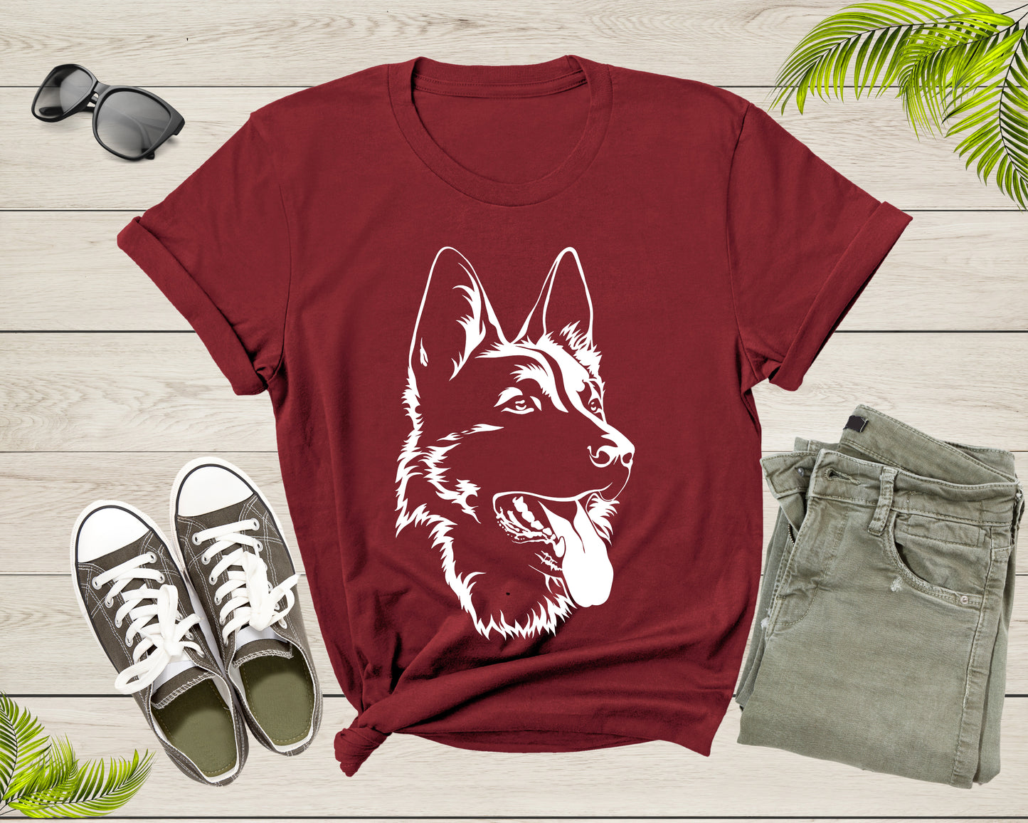 Cute Black German Shepherd Dog Puppy Pet Doggie Animal Dog T-Shirt Dog Lover Gift T Shirt for Men Women Kids Boys Girls Dog Graphic TShirt