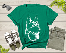 Load image into Gallery viewer, Cute Black German Shepherd Dog Puppy Pet Doggie Animal Dog T-Shirt Dog Lover Gift T Shirt for Men Women Kids Boys Girls Dog Graphic TShirt