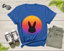 Load image into Gallery viewer, Cute Bunny Rabbit Animal Silhouette at Sunset for Men Women T-Shirt Bunny Lover Gift T Shirt for Men Women Kids Boys Girls Graphic TShirt