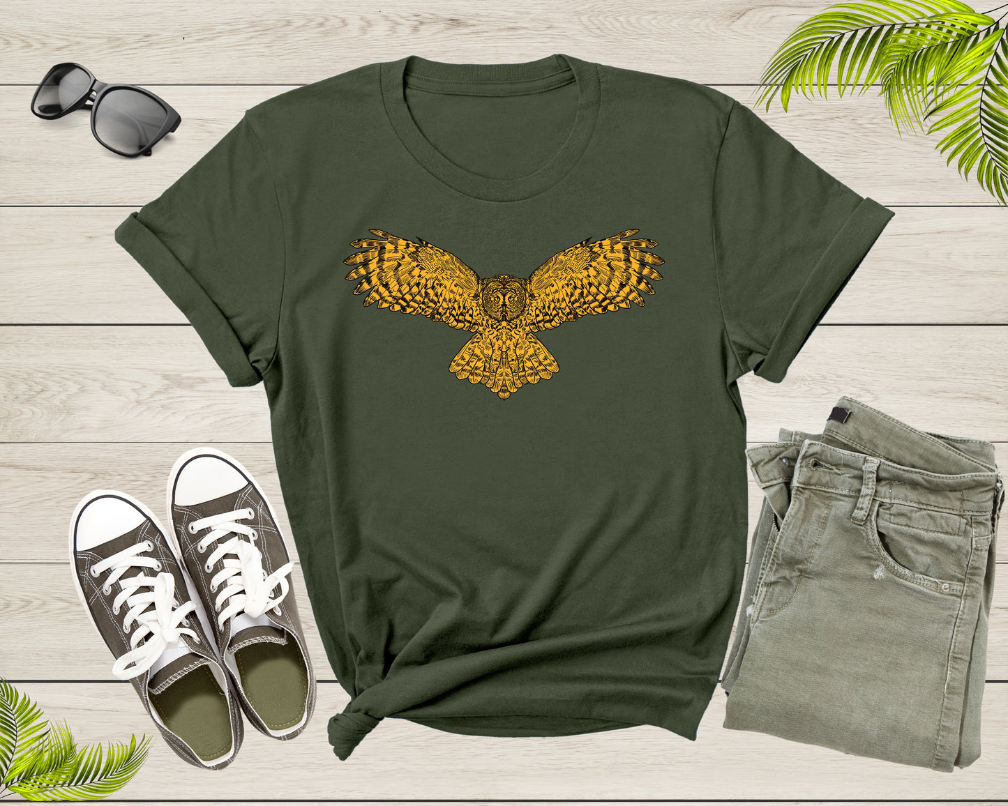 Cute Cool Flying Owl Bird of Night Hooter Owlet Owleez Bird T-Shirt Owl Lover Gift T Shirt for Men Women Kids Boys Girls Graphic Tshirt