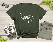 Load image into Gallery viewer, Cute Fire Ant Gift Shirt For Mens Womens Kids Red Ant Lover Tshirt Cool Ant Bug Termite Silhouette Graphic Design Print Boys Girls T-shirt