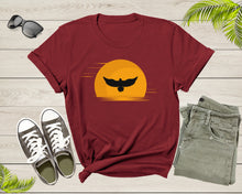 Load image into Gallery viewer, Cute Flying Eagle Bird Animal at Sunset for Men Women Kids T-Shirt Soaring American Eagle Gift T Shirt for Men Women Kids Boys Girls Tshirt