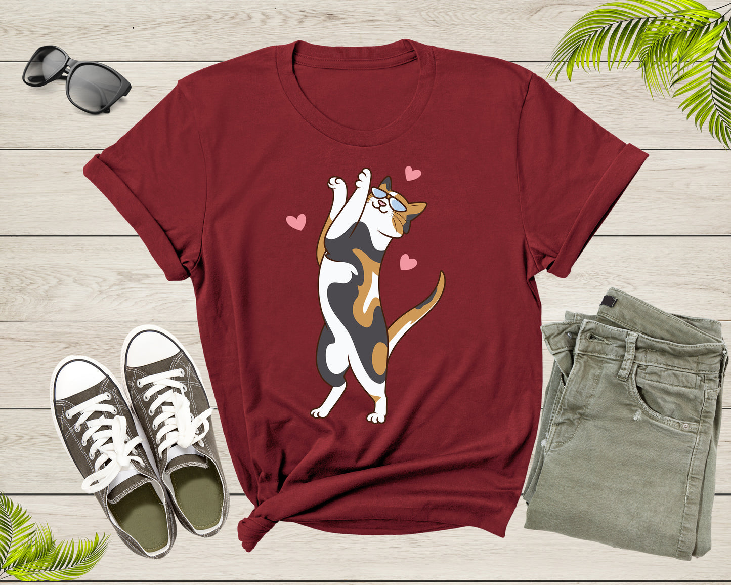 Cute Funny Dancing Cat Kitty Kitten Music Note For Men Women T-shirt Cat Lover Funny Cat Shirt Cat Lover Cat Owner Gift Pet Lover Shirt