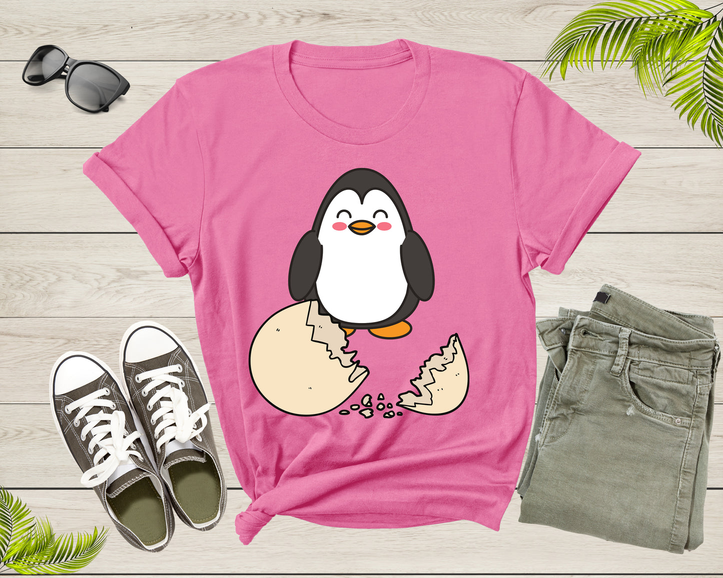 Cute Funny Penguin Hatched Egg Cutie Animal Adorable Sweet T-Shirt Penguin Lover Gift T Shirt for Men Women Kids Boys Girls Graphic Tshirt