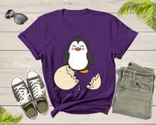 Load image into Gallery viewer, Cute Funny Penguin Hatched Egg Cutie Animal Adorable Sweet T-Shirt Penguin Lover Gift T Shirt for Men Women Kids Boys Girls Graphic Tshirt