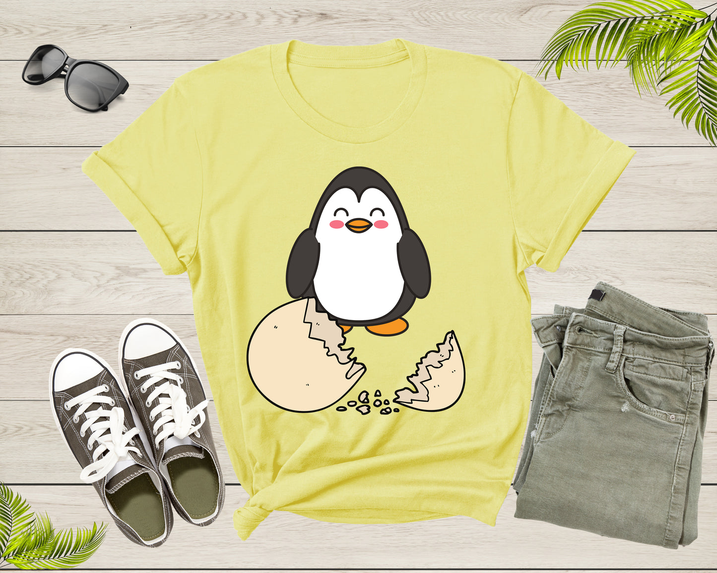 Cute Funny Penguin Hatched Egg Cutie Animal Adorable Sweet T-Shirt Penguin Lover Gift T Shirt for Men Women Kids Boys Girls Graphic Tshirt