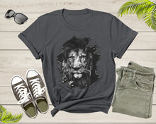 Load image into Gallery viewer, Cool Forest King Lion Saharan African Animal Zoo Lion T-Shirt Lion Animal Gift T Shirt for Men Women Kids Boys Girls King Lion Tshirt