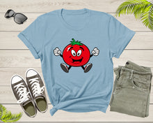Load image into Gallery viewer, Cool Funny Happy Ripe Red Tomato Fruit for Men Women Kids T-Shirt Tomato T Shirt Gift for Men Women Kids Boys Girls Tomato Fruit TShirt