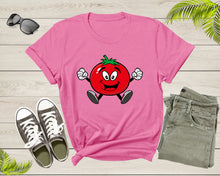 Load image into Gallery viewer, Cool Funny Happy Ripe Red Tomato Fruit for Men Women Kids T-Shirt Tomato T Shirt Gift for Men Women Kids Boys Girls Tomato Fruit TShirt